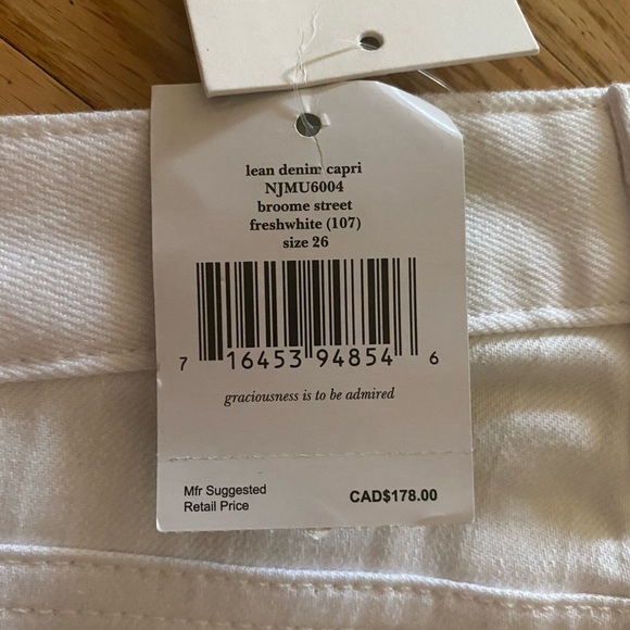 Kate Spade White cropped jeans - Picture 5 of 5